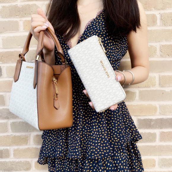 Michael Kors Satchel bag + wallet vanilla - Picture 2 of 8